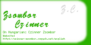 zsombor czinner business card